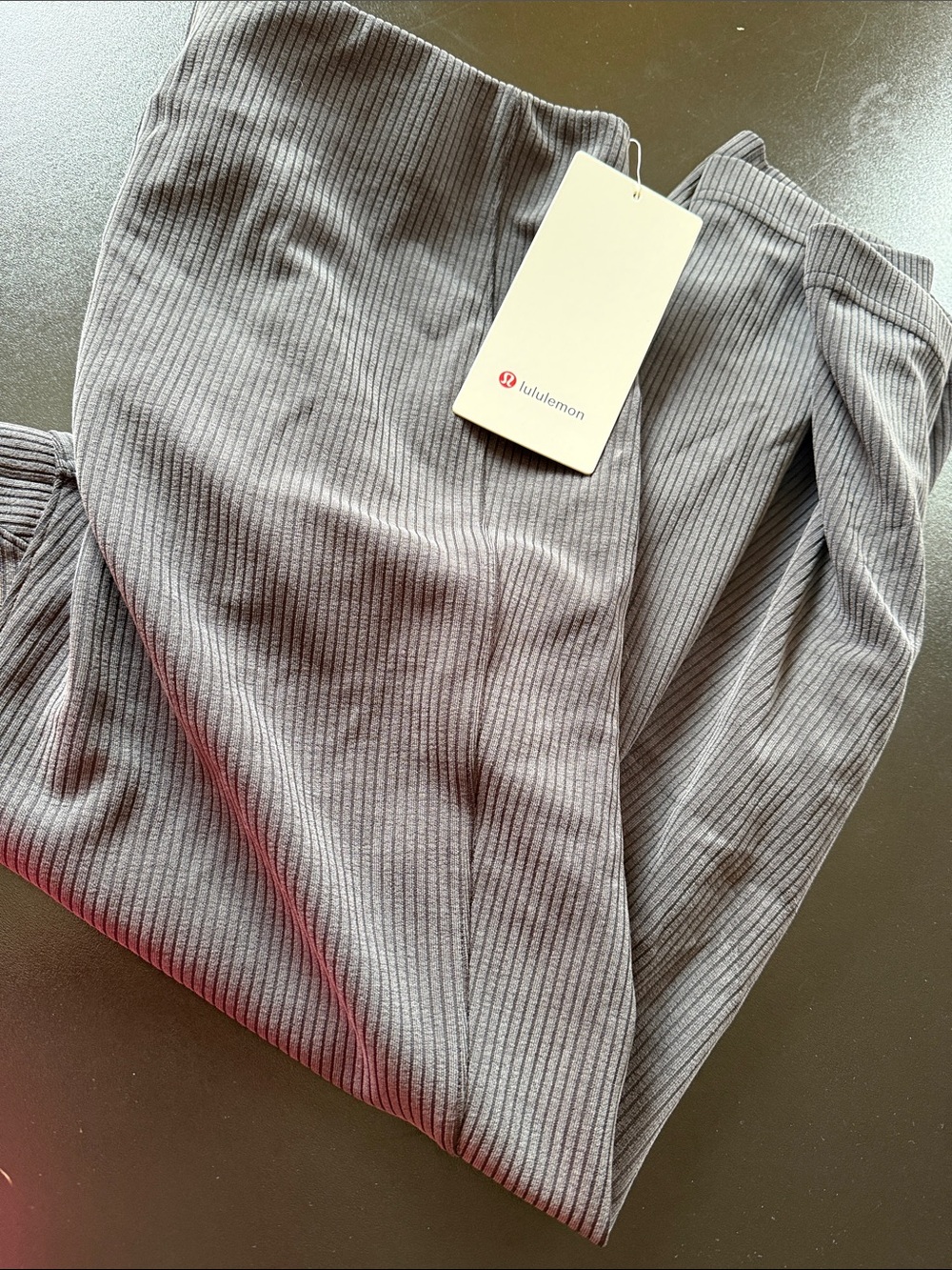 lululemon athletica Ribbed Cropped Flare Pants - Black - Picture 4 of 4